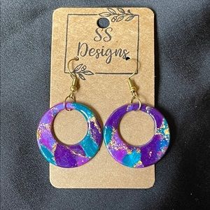 Polymer clay earrings